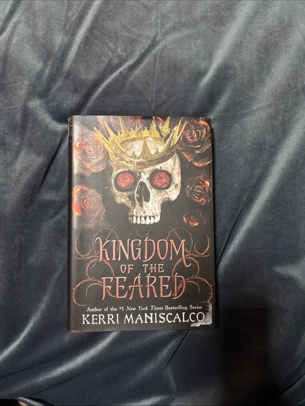 'Kingdom of the Feared' Hardcover - Black/Gold Cover
